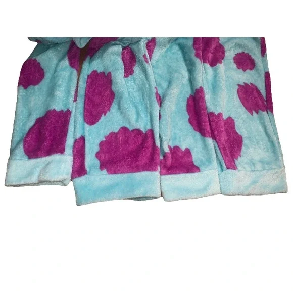 Disney Monsters Inc Sully Cosplay One Piece Pajamas Adult Costume 3X (22/24W) - Picture 9 of 11